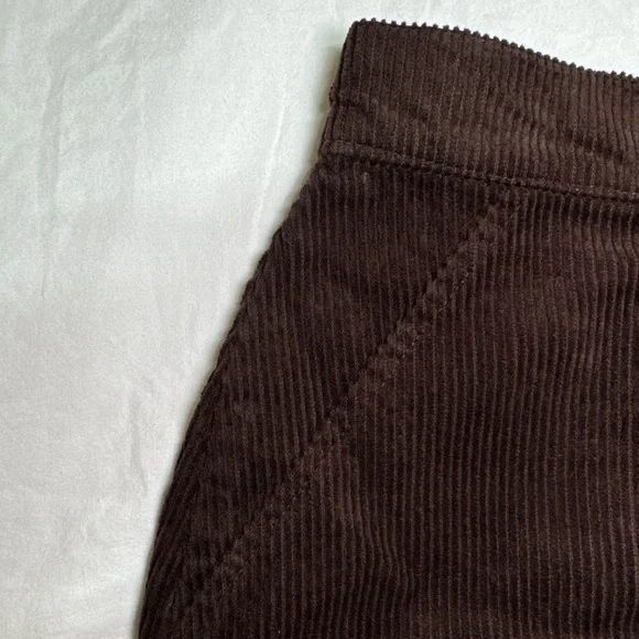 NWT - PRIMARK Corduroy Mini Skirt Denim co. Brown *NEW* with Tag - Size 12 - Picture 5 of 9